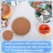 Coaster with Holder, Snowman Diamond Painting Art Coasters Kit, DIY Drink Coasters with Cork Base Diamond Art Painting Coasters Kit for Adults Kids Beginners
